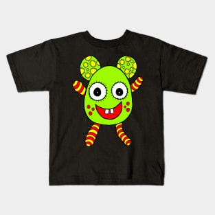 Little Green Monster Kids T-Shirt